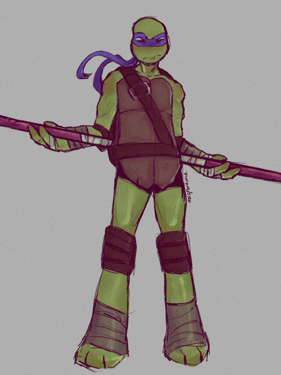 TMNT Donatello Sketch. 2024