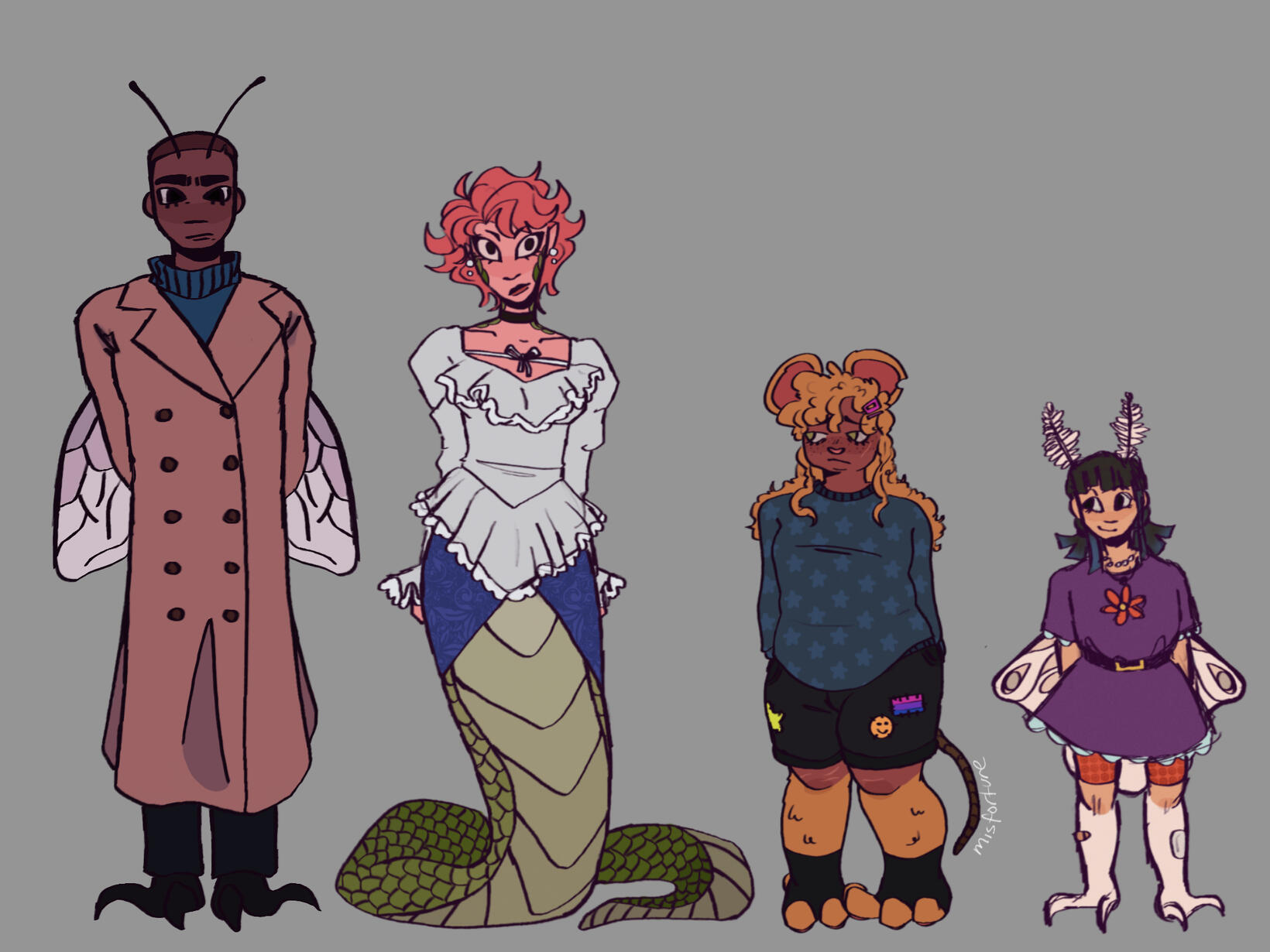 OC Sketch Lineup. 2023